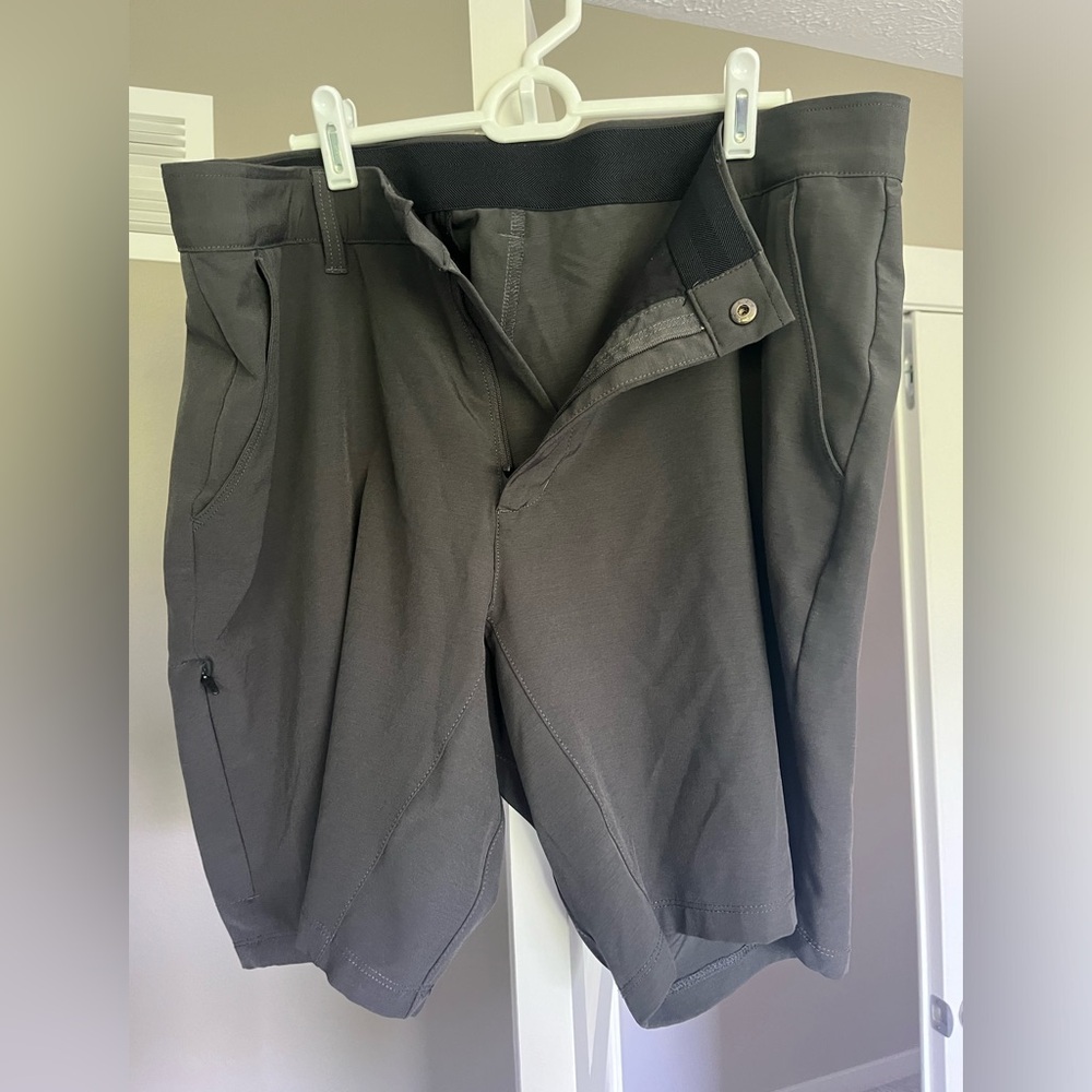 BYLT shorts, size 38, charcoal gray